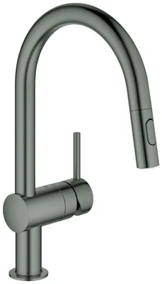 Obrázok produktu pre GROHE Minta, ťahová páka, grafitová, pákové úchytky, samostatný obrázok, 1/2", rozstrek, prúd