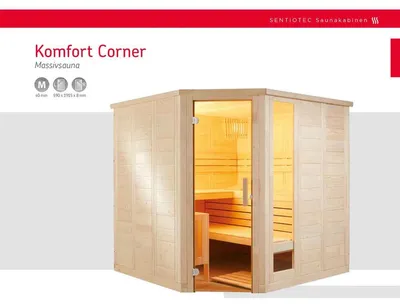 Zdjęcie produktu dla Kabina saunowa Komfort Corner 206 x 206 x 204 cm