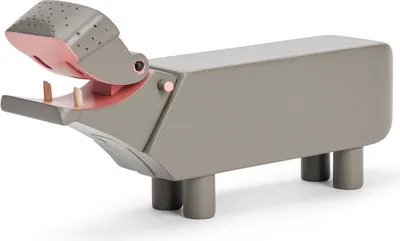 Produktbild von Kay Bojesen - Flusspferd 6 cm, grau