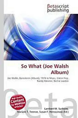 Produktbild von So What (Joe Walsh Album)