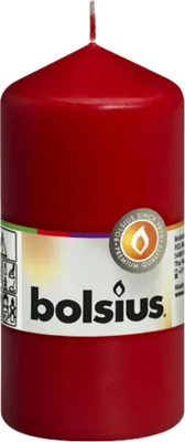 Obrázok produktu pre BOLSIUS Stumpenkerze 12x5,8cm rot