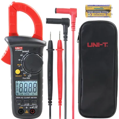 Zangenmultimeter True RMS 600 A AC/DC, automatische Bereichswahl
