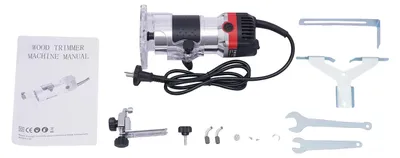 Image de Défonceuse pour chants, puissance 800 W, vitesse 30 000 tr/min, noir