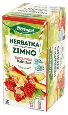 Obrázek produktu pro Herbapol Studený čaj Jahoda a rebarbora (20ks), 56166