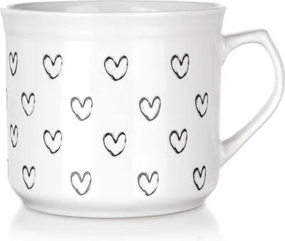 Image de Mug en céramique 660ml SRDÍČKA ČER céramique - mélange de variantes ou de couleurs
