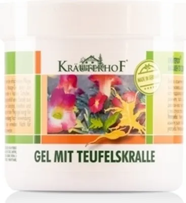 Produktbild von KRAUTERHOF Massage-Gel mit Teufelskralle und Eukalyptus 250ml