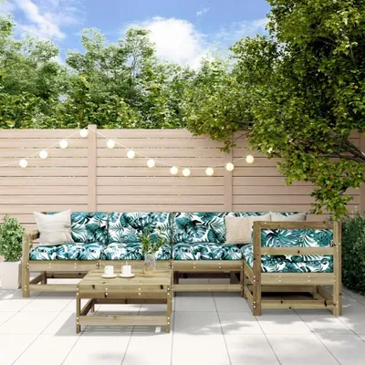 Produktbild von 6-tlg. Garten-Lounge-Set Imprägniertes Kiefernholz 3186472