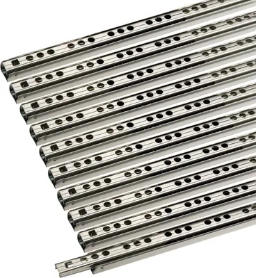 Produktbild von SOTECH 5 Paar (10 St.) Schubladenschienen Teilauszug Länge 278 mm Tragkraft 10 kg Höhe 17 mm