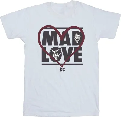 Produktbild von Batman - "Mad Love" T-Shirt für Herren BI53361 (5XL) (Weiß)