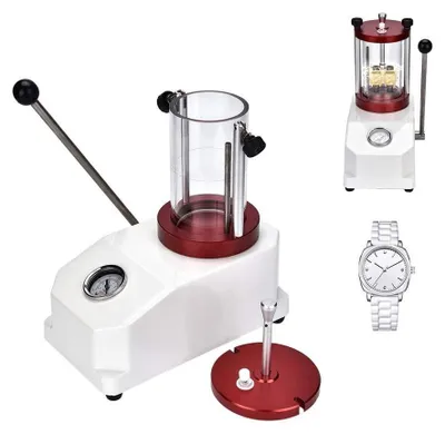 Produktbild von Wassertestgerät für Uhren - Testmaschine für 2 Uhren - Drucktest bis 10 bar