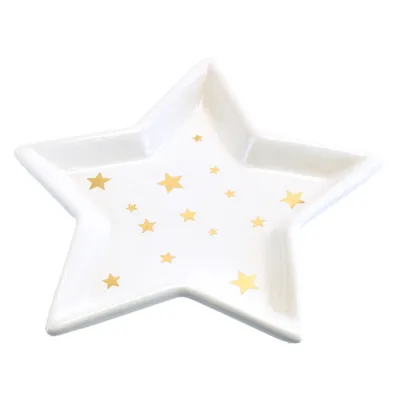 Zdjęcie produktu dla Płytka gwiazda z gwiazdami 14x14 cm