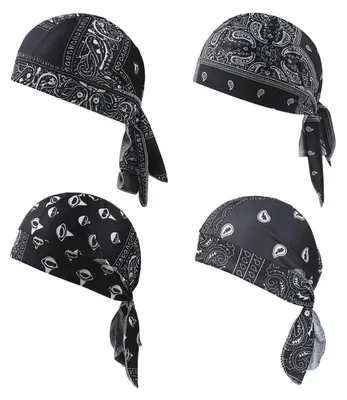 Immagine prodotto di Fascia sportiva Radmütze, set da 4, cappello elastico per attività all'aperto