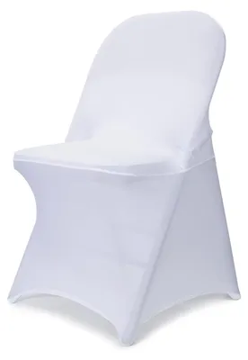 Produktbild von 10 Stück Universelle Stretch-Stuhlhussen Weiß