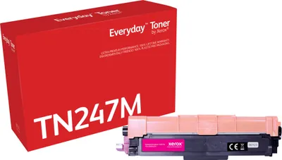 Produktbild von Everyday™ Magenta Toner von , kompatibel mit Brother TN247M, Hohe Kapazität, 2300 Seiten, 2300 Seiten, Magenta, 1 Stück(e)