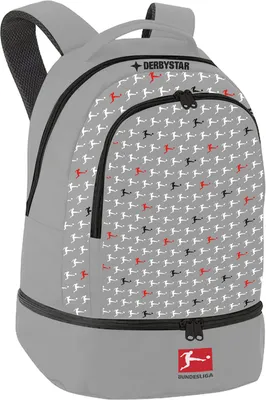 Produktbild von DERBYSTAR Bundesliga Rucksack Uni grau schwarz rot