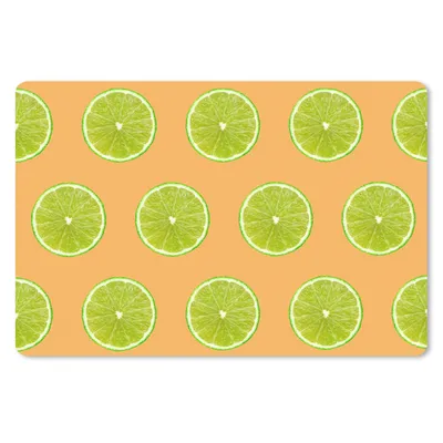 Produktbild von MuchoWow® Schreibtischunterlage Limette - Muster - Farben 60x40 cm - XXL Mauspad - Großes Mauspad