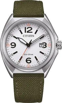 Citizen AW1571-09A Eco-Drive Solar Herrenuhr Khaki 1