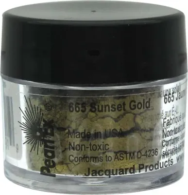 Obrázek produktu pro Jacquard Pigment Powder Deep Gold 3 g - kreativní tvoření