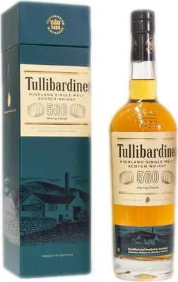 Produktbild von Tullibardine 500 Sherry Finish + Box 700ml 43% Vol