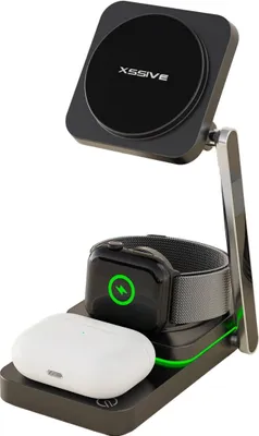 Obrázok produktu pre magnetická indukčná bezdrôtová nabíjacia stanica 3v1