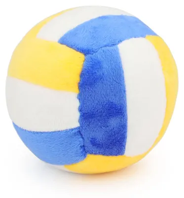 Produktbild von Hundespielzeug – Plüsch-Quietschspielzeug für Welpen und kleine Hunde, interaktiv zum Training und als Kauspielzeug – Hundevolleyball