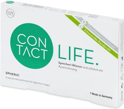Zdjęcie produktu dla Contact Life spheric (6 soczewek) Moc: -5.25, (BC): 8.90, DIA: 14.20