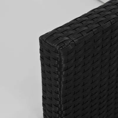 Immagine prodotto di vidaXL set da pranzo da giardino 6 pezzi con cuscini in polirattan nero