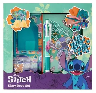 Produktbild von Stitch Diamantdekorationsset Mit Stift Für Tagebuch Mehrfarbig Mehrfarbig One Size