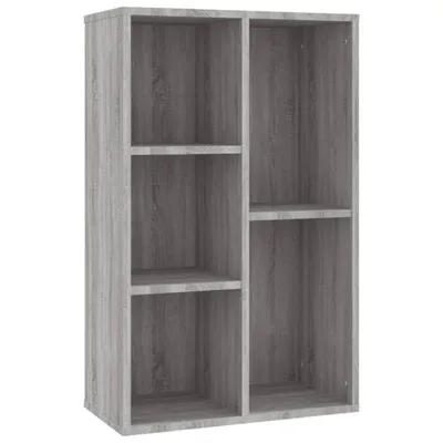 Zdjęcie produktu dla vidaXL Regał/Sideboard Szary Sonoma 50x25x80 cm Materiał drewnopochodny