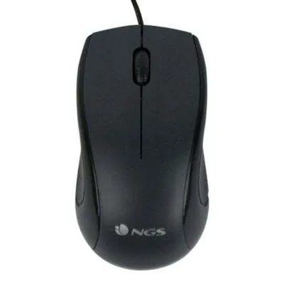 Zdjęcie produktu dla NGS Black Mist, Po prawej stronie, Optyczny, USB Typu-A, 800 DPI, Czarny