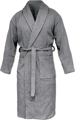 Produktbild von HOMELEVEL Frottee Bademantel Reisebademantel 100% Baumwolle Bademantel - Frauen Männer Damen und Herren Morgenmantel Saunamantel Reise Morgenrock