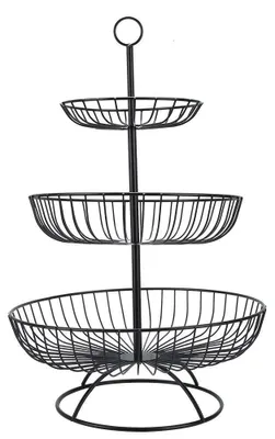 Immagine prodotto di Solidchoice - Piatto frutta a 3 livelli, ideale per decorazioni e conservazione