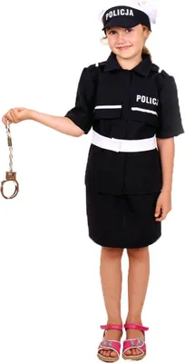 Zdjęcie produktu dla Strój Policjantka 98/104 Pani Władza Służba Bal