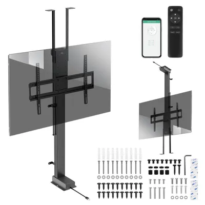 Zdjęcie produktu dla Elektrycznie wysuwany uchwyt sufitowy i podłogowy 43''-88'' VESA 600x400 maks. 60 kg 100-240 V AC, 50/60 Hz