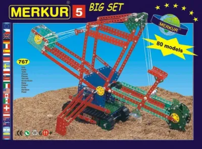 Produktbild von Merkur Toys - MERKUR 5 80 Modelle 767Stück im Karton 36x27x8cm