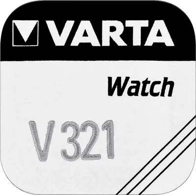 Produktbild von Varta Watch V 321 Uhrenzelle Knopfzelle SR616 SW V321 Silber-Oxid 16mAh 1,55 V 1er Blister Uhrenbatterie V 321