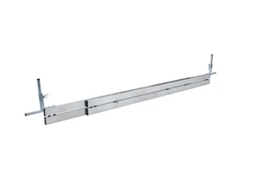 Produktbild von Verstellbare Abziehschiene aus Aluminium, Lange 145-235 cm, Höhe 0-14 cm stufenlos einstellbar, für Pflastersteine und Platten