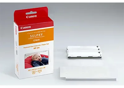 Produktbild von Canon RP-54 10x15 cm Papier und Farbband (54 Blatt)
