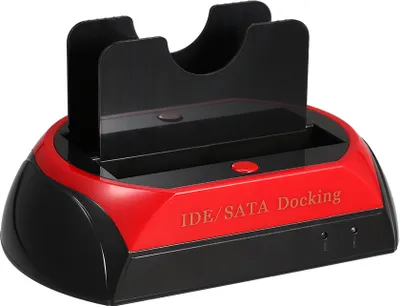 Obrázek produktu pro Dokovací stanice pro HDD Dual Festplatte Docking Station Base fuer 2,5 Zoll 3,5 Zoll IDE / SATA USB 2.0