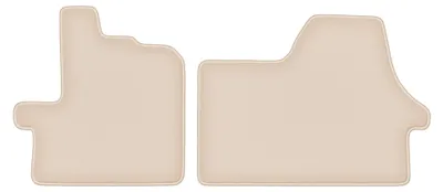 Productafbeelding van Velours automatten voor Fiat Ducato IV vanaf 2014 – 2-delig, beige, op maat – Wielganizator FORTUNA
