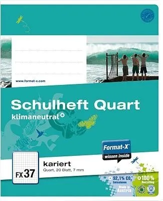 Produktbild von URSUS Heft Quart 20BL kariert OE37 0