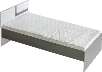 Obrázek produktu pro Minio, postel 90x200cm "Arezzo", bez matrace, antracitová / bílá barva