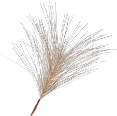Produktbild von Silk-ka Künstliche Blume Seidennadelzweig Kieferngold 99 cm Sonderangebot pro 2 Stück