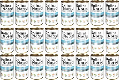 Produktbild von Dolina Noteci Premium Nassfutter für Hunde in Dosen mit Lammfleisch Glutenfrei 24 x 400g