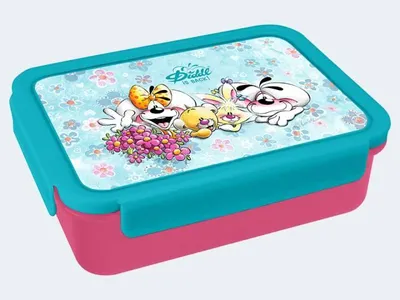 Produktbild von Großhandel GmbH Diddl Lunchbox, 765ml, mit Fächern, blau 00 STK