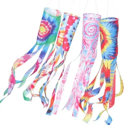Produktbild von Famanu Windsocken Set 4 Stück - Regenbogenfarben