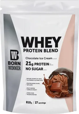 Productafbeelding van Born Winner | Whey Protein Blend, smaak: chocolade ijs