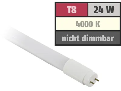 Image de Tube LED, T8, 24W, 2.200 lm, 270°, 150cm, blanc neutre