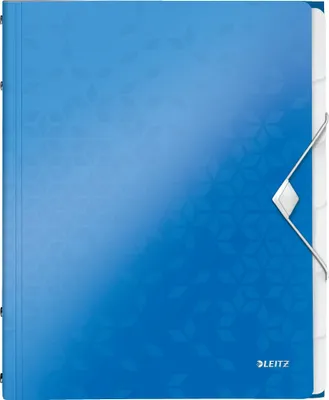 Produktbild von Leitz WOW, A4, Polypropylen (PP), Blau, Metallisch, 200 Blätter, 260 mm, 17 mm