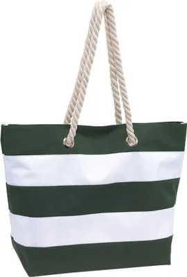 Produktbild von Strandtasche XXL mit Reißverschluss Groß Strand Tasche Badetasche Damen grün